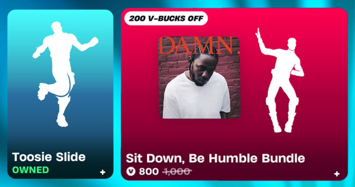 FORTNITE JUST PUT DRAKE &amp; KENDRICK EMOTES IN THE SAME SHOP RIGHT NOW  😭

GET THEM HERE: fortnite.com/item-shop?crea… #EpicPartner