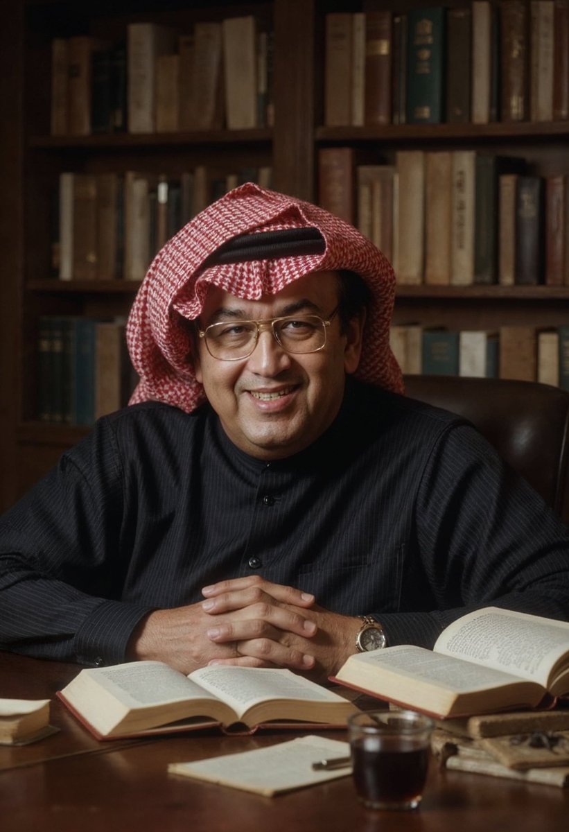 بالذكاء الاصطناعي، صورة لغازي القصيبي رحمه الله..