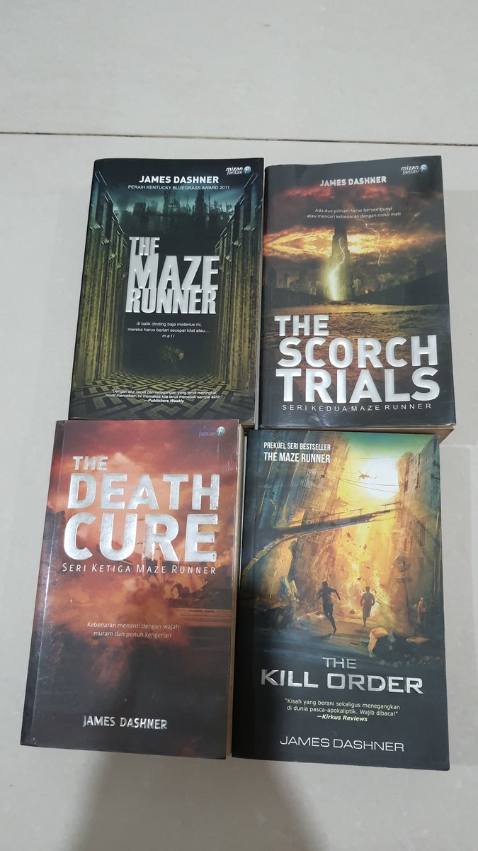 Redvelvednyum2's tweet photo. Want to sell Novel Preloved.
- Buku lama terawat
- Original dan pnyimpanan pribadi
- Cek cnd feel free buat DM
- Bisa co di 🍊
1. To All the Boys I've Loved Before(3 book) : 125k
2. Tenggelamnya Kapal Van Der Wijck : 65K
3. Maze Runner (4book) : 175K
#wts #novel #preloved #books https://t.co/EJFTzHtKwn
