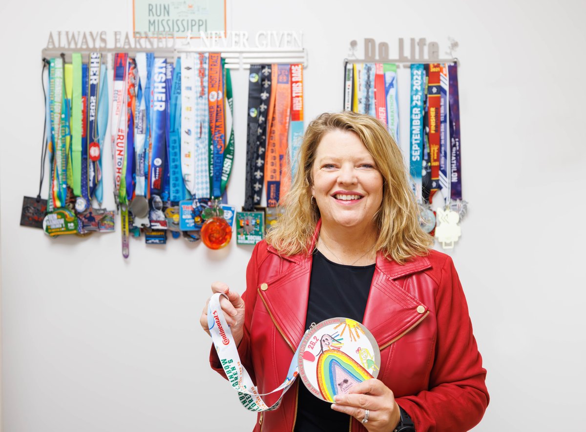 Selena Daniel directs more than the business operations of the UMMC Department of Pediatrics. She’s race director for Run the Rainbow for Children’s, a marathon, half marathon, 10K and 5K run she originated in 2023. Don't miss her story: umc.edu/news/News_Arti…