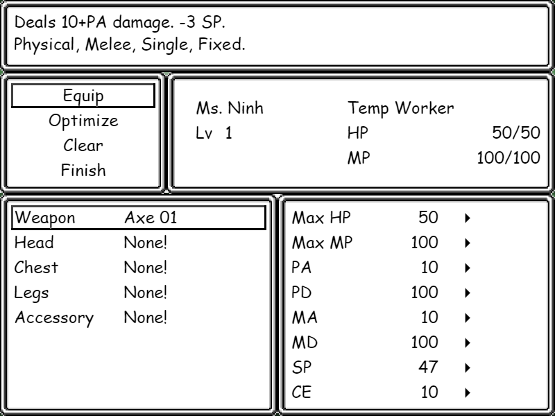 TheWorstRPGDev's tweet image. &quot;Just One More Dungeon Floor, I Promise It&apos;ll Be Better This Time&quot; is a minimalist top-down dungeon crawler that&apos;s available now for $2.99 at cannibalinteractive.itch.io/just-one-more-…

Invisible equipment durability, hunger, random encounters, and 99 floors! What&apos;s not to like?