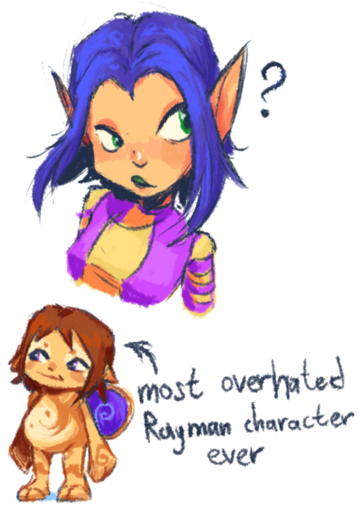 Teensy Queen/Teensette aka Pink Terror and Ly with Tily
#Rayman