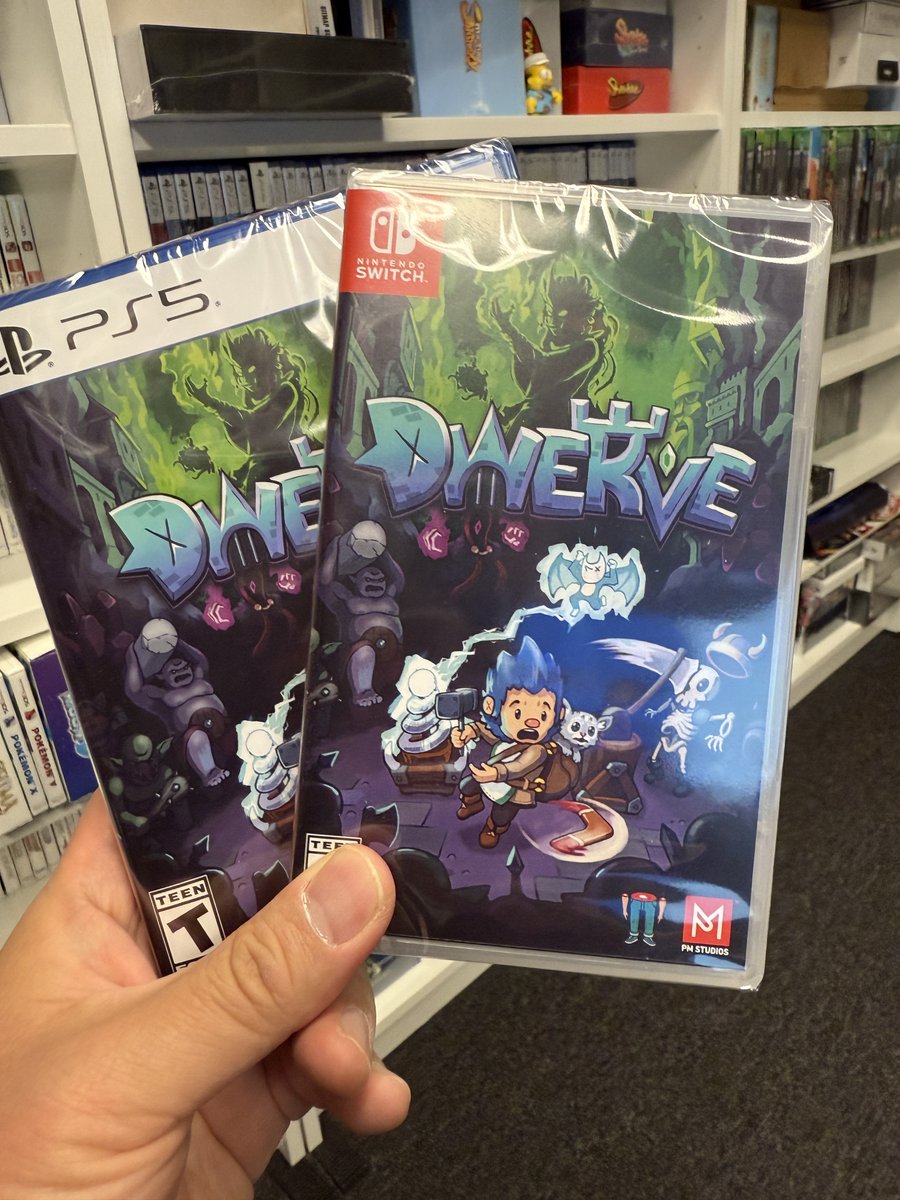 GIVEAWAY TIME

Dwerve is now out on consoles and to celebrate im giving away 2 physical copies.

✅ Follow <a href="/PMStudiosUSA/">PM Studios🧟Skopje'83 Out Now!</a> 
✅ Like
✅ Repost
✅ Comment PS5 or Switch

Winners will be selected on Monday March 17, 2025