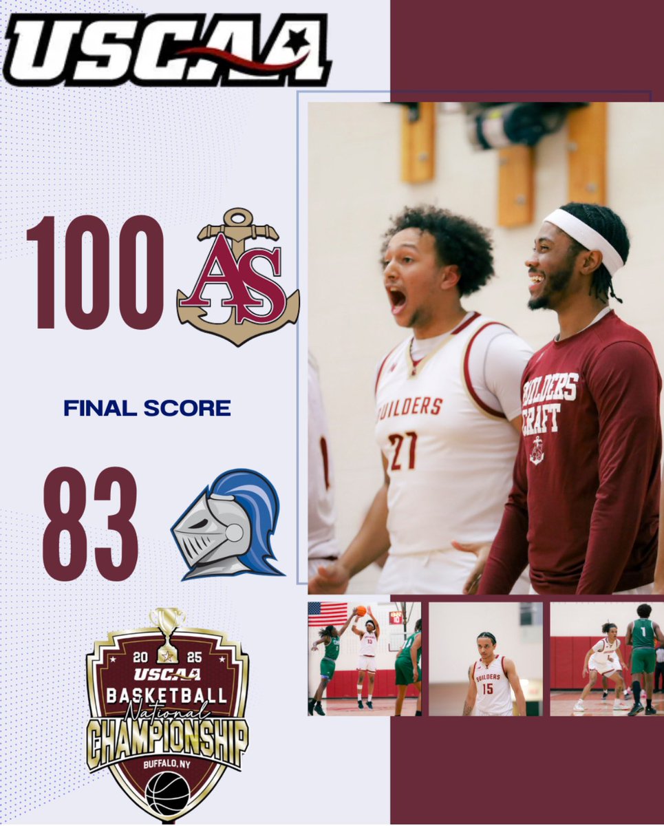 1️⃣ more to go!! 
Builders Advance to USCAA D1 National Championship!

#GoBuilders