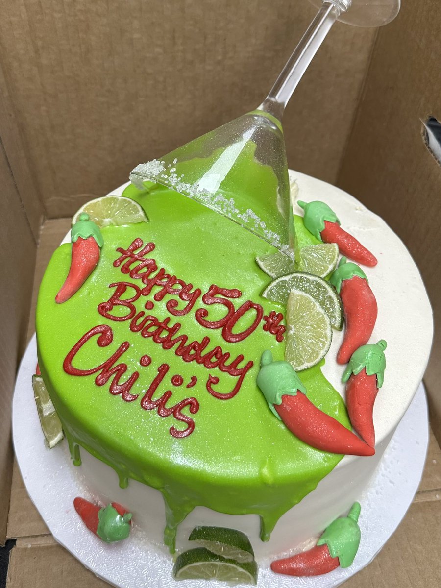 Sarah Junco (@sarahjunco) on Twitter photo Look at this amazing cake to help us celebrate Chili’s 50th bday, done by The Flour Shop Bakery <a href="/flourshoptx/">The Flour Shop</a> <a href="/ashlee333777/">Ashleigh Lee</a> Look at this amazing cake to help us celebrate Chili’s 50th bday, done by The Flour Shop Bakery <a href="/flourshoptx/">The Flour Shop</a> <a href="/ashlee333777/">Ashleigh Lee</a>