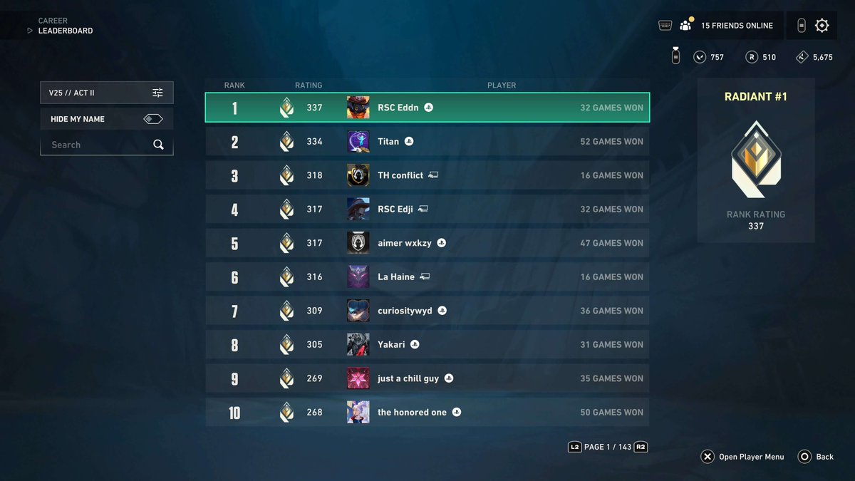 RADIANT RANK #1 EVERY ACT + BETA 🥇
