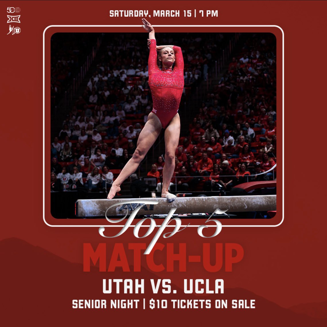 BodkinIsABoss's tweet image. Five Olympians. Two powerhouse programs. One epic night. Don’t miss Utah Gymnastics take on UCLA in a top-5 NCAA battle at the Huntsman Center on Saturday, March 15, at 7 p.m. Witness world-class gymnastics for just $10—get your tickets now!

utahtickets.com/gymnastics/

#GoUtes