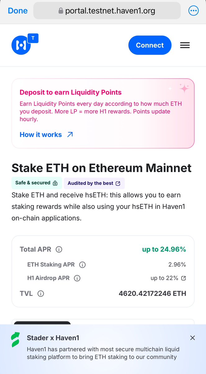 Jeff O. 🧑🚀 (@0xjeffo) on Twitter photo 4,500 ETH was staked on <a href="/Haven1official/">Haven1 🧑🚀</a> less than 1 week after the airdrop snapshot from a large partner. This is no coincidence.
This would have monopolized the airdrop rewards, hurting our community so we told them to wait despite impacting Haven1 on-chain testnet TVL 4,500 ETH was staked on <a href="/Haven1official/">Haven1 🧑🚀</a> less than 1 week after the airdrop snapshot from a large partner. This is no coincidence.
This would have monopolized the airdrop rewards, hurting our community so we told them to wait despite impacting Haven1 on-chain testnet TVL