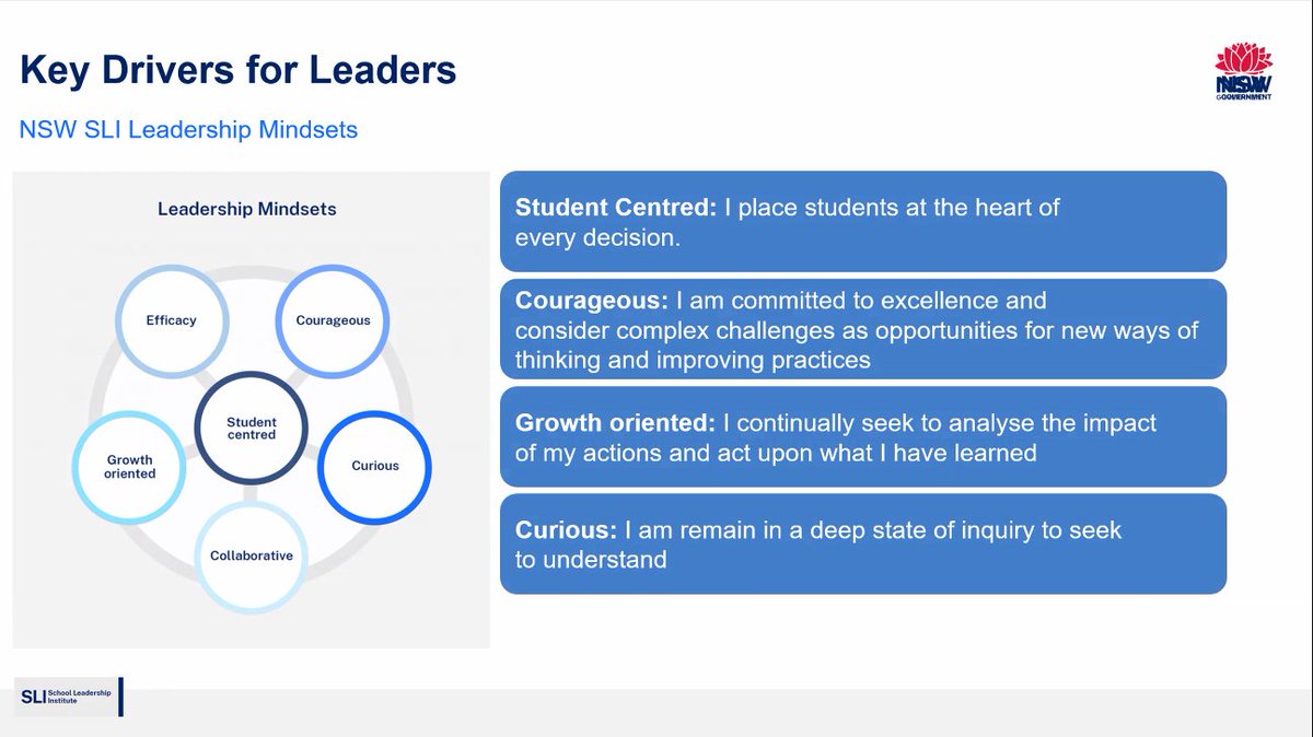 Today our SL-APLP participants are taking part in a seminar with Prof. Viviane Robinson on Leading Authentic Improvement. Viviane's sessions are always a highlight for our senior leaders as they focus on expanding their influence and impact on student learning. #NSWDoESLAPLP