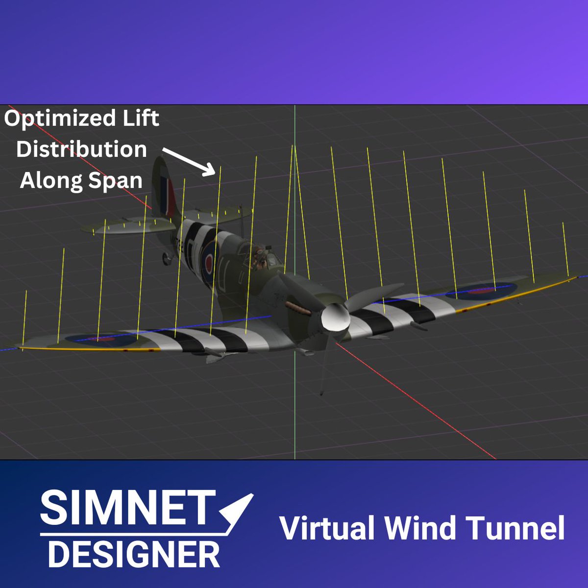SIMNET_aero's tweet image. ✈️ The Spitfire's iconic elliptical wing wasn't just about aesthetics—it reduced induced drag by distributing lift evenly, cutting wingtip vortices. This boosted efficiency & agility, giving it a key edge in WWII dogfights.
#SIMNET #AerospaceEngineering