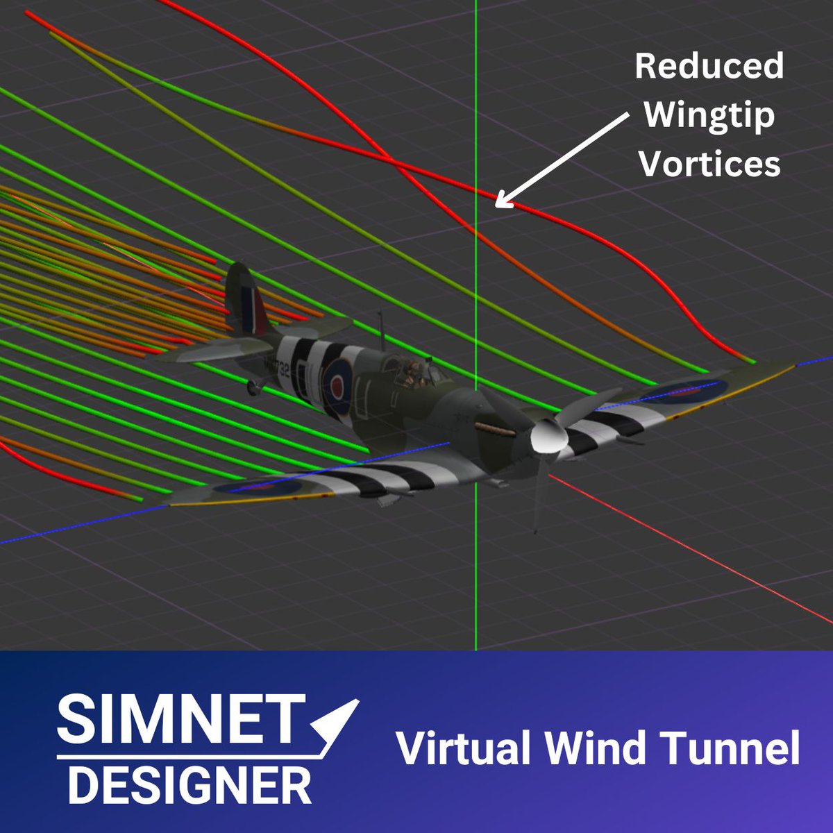 SIMNET_aero's tweet image. ✈️ The Spitfire's iconic elliptical wing wasn't just about aesthetics—it reduced induced drag by distributing lift evenly, cutting wingtip vortices. This boosted efficiency & agility, giving it a key edge in WWII dogfights.
#SIMNET #AerospaceEngineering