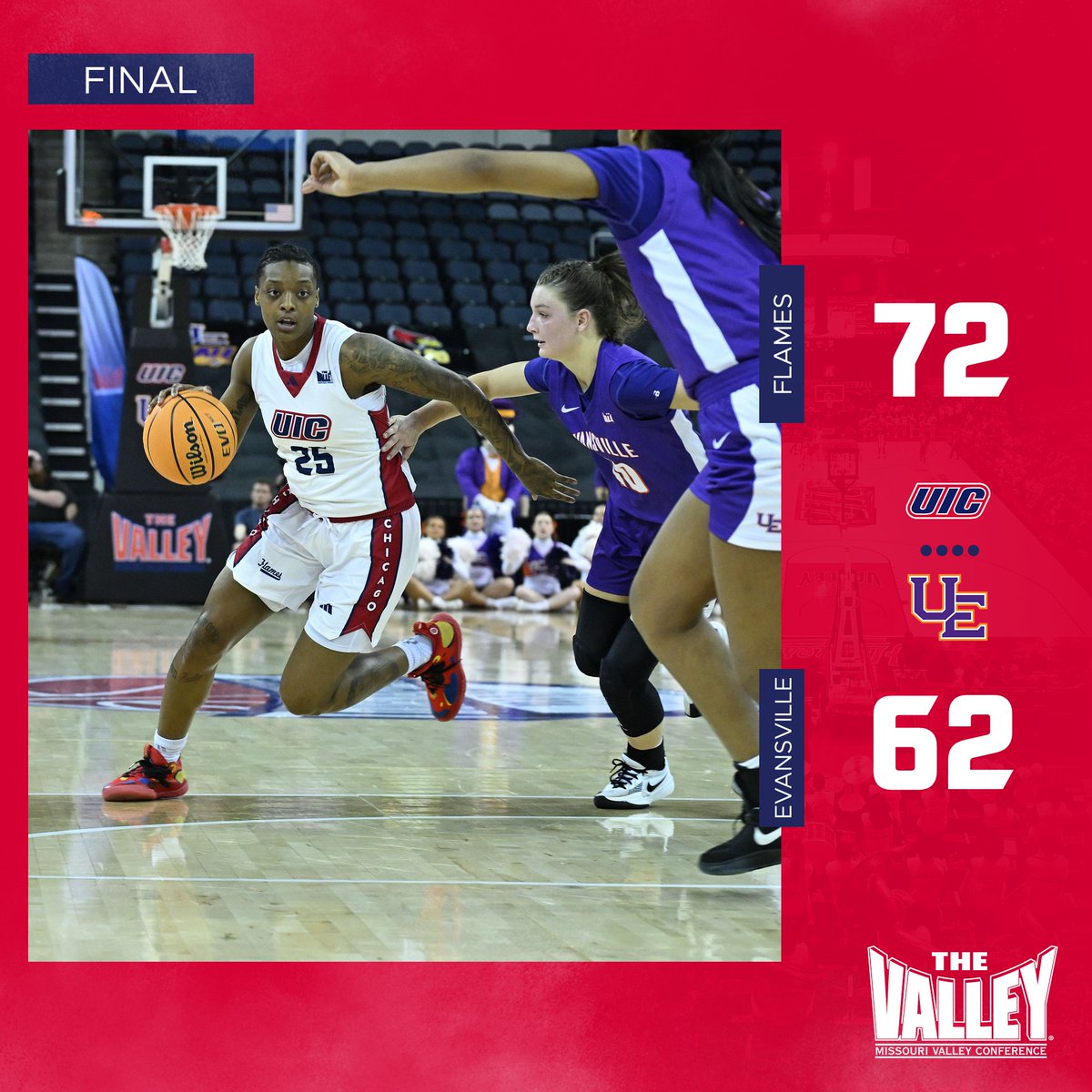UIC_WBB's tweet image. Survive and Advance! 

🔥 win‼️

#ChicagosCollegeTeam | #TheValleyRunsDeep