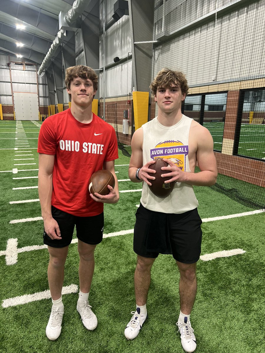 Ohio state champion QB’s getting after it tonight at BAM Field… 

2025 Avon QB and Kent St commit Nolan Good and 2026 Bishop Watterson QB Drew Bellisari 🔥🔥🔥

#QBX🎯💪🌪