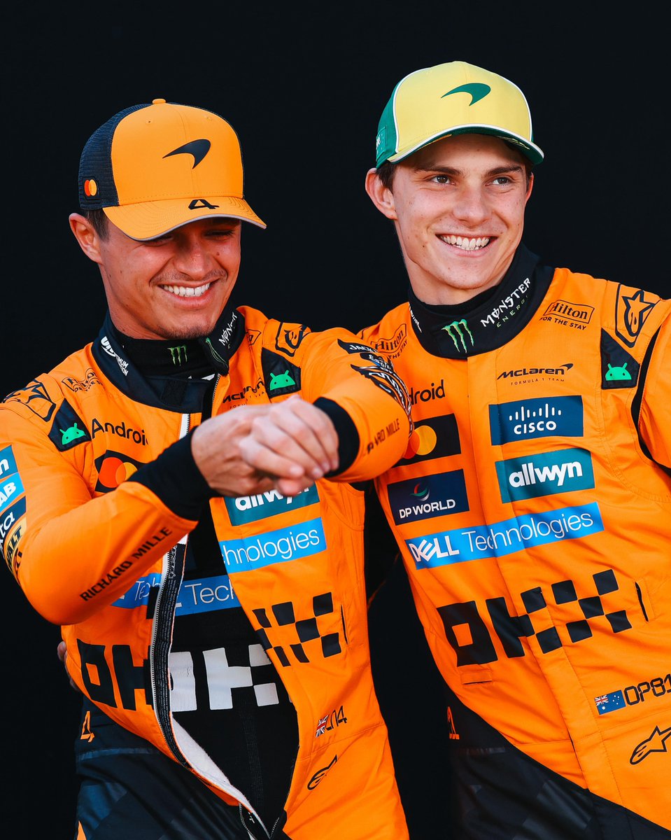 Our duo 🧡

#NeverStopRacing | #AusGP 🇦🇺