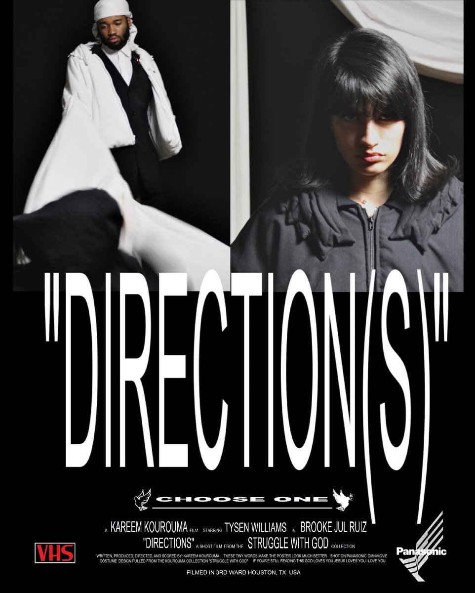 Poster for my upcoming short film entitled ’DIRECTION(S)’ dropping next week
