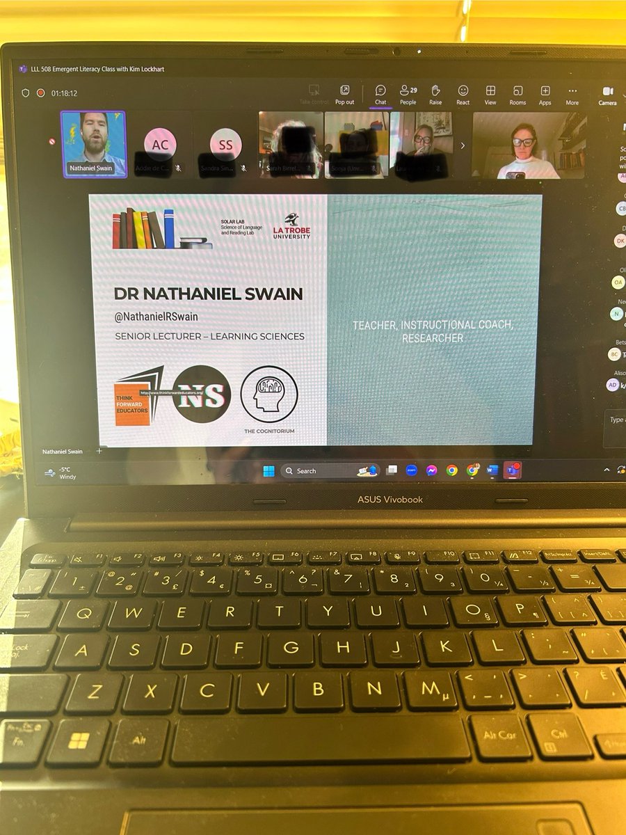 MmeLockhartLDS's tweet image. I am feeling starstruck!! 🤩

Dr. Nathaniel Swain has joined us for our LLL508 class at Vancouver Island University to teach us about the #ScienceOfLearning!! @NathanielRSwain @VIUniversity @AnaVieira21C