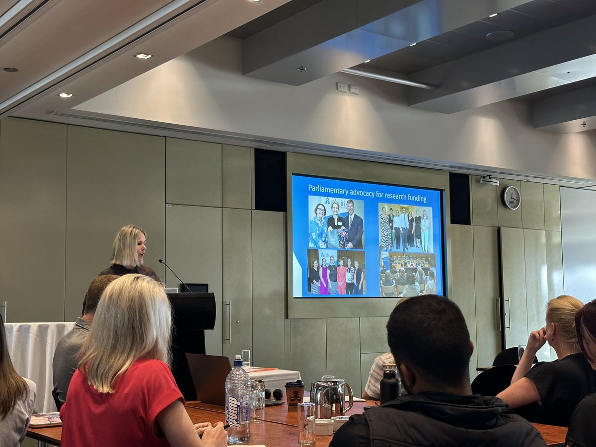 Really nice to see all the advocacy work done by <a href="/ArthritisAust/">Arthritis Australia</a> at the National Osteoarthritis Summit in Melbourne 
<a href="/ResearchMenzies/">Menzies Institute for Medical Research</a>