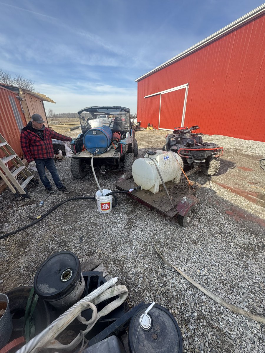 Big day today. 860
L of sap collected!