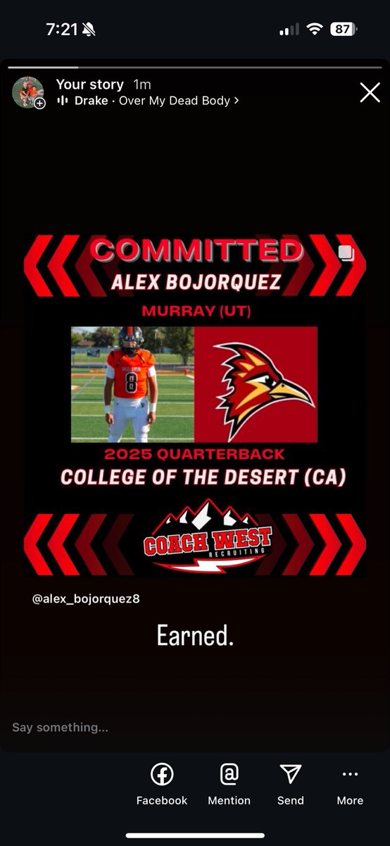 CoachBLinde (@blinde_1) on Twitter photo <a href="/Alex_bojorquez4/">Alexander Bojorquez</a> proud of you man! From not knowing the QB position when we met to getting your opportunity to play college, it was all earned man! You deserve it! <a href="/_MurrayFootball/">Murray Spartans Football</a> <a href="/Alex_bojorquez4/">Alexander Bojorquez</a> proud of you man! From not knowing the QB position when we met to getting your opportunity to play college, it was all earned man! You deserve it! <a href="/_MurrayFootball/">Murray Spartans Football</a>