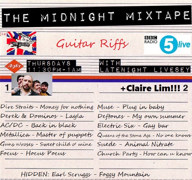 Benny (@wooshy90) on Twitter photo <a href="/bbc5live/">BBC Radio 5 Live</a> <a href="/tonylivesey/">Tony Livesey</a> Here's the final (unofficial) 🎸🎶mixtape...
<a href="/tomandrewstew/">Tommy Stewart</a> look <a href="/churchpartyband/">Church Party</a> make their #MidnightMixtape debut! <a href="/bbc5live/">BBC Radio 5 Live</a> <a href="/tonylivesey/">Tony Livesey</a> Here's the final (unofficial) 🎸🎶mixtape...
<a href="/tomandrewstew/">Tommy Stewart</a> look <a href="/churchpartyband/">Church Party</a> make their #MidnightMixtape debut!