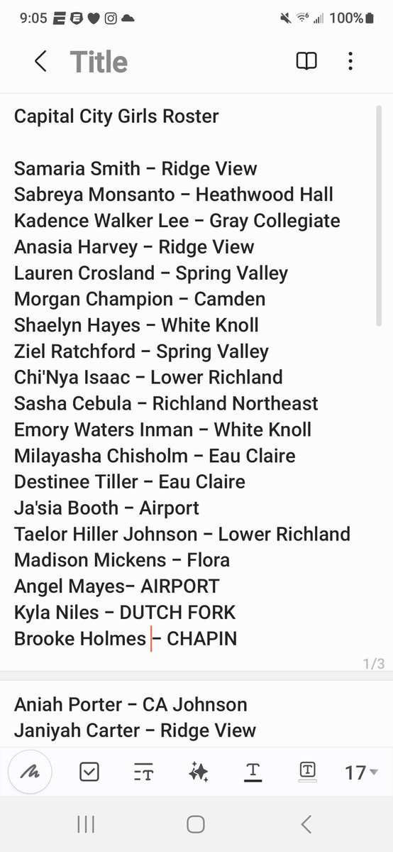 Lou Bezjak (@louatthestate) on Twitter photo Rosters for <a href="/CBballGroup/">Columbia Basketball Group</a> Capital City Senior All-Star games and Boys/Girls Junior Showcase at Brookland-Cayce .
Capital City Girls Noon
Capital City Boys: 1:30 pm
Jr. Girls Showcase 3 pm
Jr. Boys Showcase, 4:30 pm Rosters for <a href="/CBballGroup/">Columbia Basketball Group</a> Capital City Senior All-Star games and Boys/Girls Junior Showcase at Brookland-Cayce .
Capital City Girls Noon
Capital City Boys: 1:30 pm
Jr. Girls Showcase 3 pm
Jr. Boys Showcase, 4:30 pm