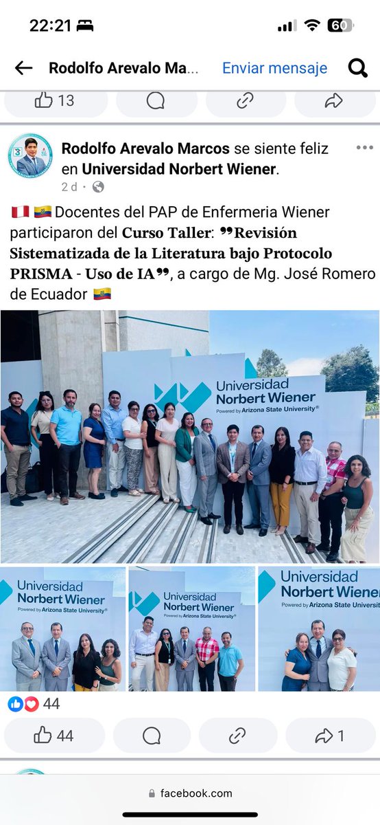 joesystemas's tweet photo. Como parte de mi estancia doctoral en Lima 🇵🇪, la Universidad de Lima ha visibilizado la investigación que estamos realizando sobre #IA y deshumanización. Esta experiencia permite a nuestro grupo @formacognilab ampliar las fronteras y sinergias a nivel internacional. 🧵 https://t.co/jMNnnrmT1p