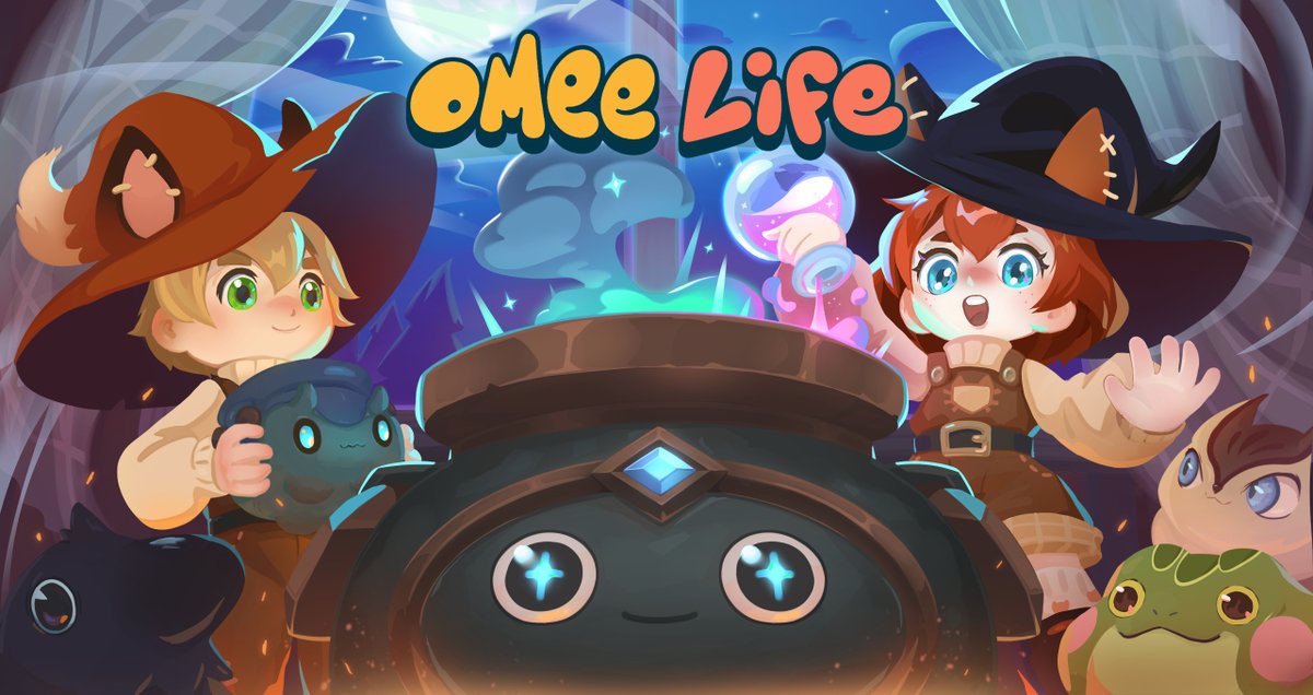 omee_life's tweet image. Our key art for the game we've been working on for the past 5 months! 🌟
Omee Life is a community-driven cozy game:
🐣 Magically brew and raise cute pets
🪴 Decorate your home with pet-themed sets
💕 Form friendships, fish and experience other group activities!
#indiegame
