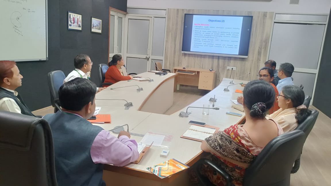 Director NCDC reviewed initiatives &amp; activities of Epi. Div &amp; Dept of Parasitic Diseases, offering guidance to enhance epidemiological assessment capacity of health professionals. Strategic directions for planned activities in FY 2025-26 were discussed. #NCDC #PublicHealth