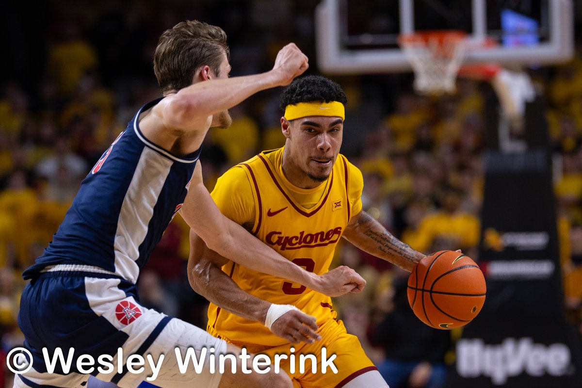 Scenes from Iowa State - Arizona game on 3/1/2025 at Hilton Coliseum.
