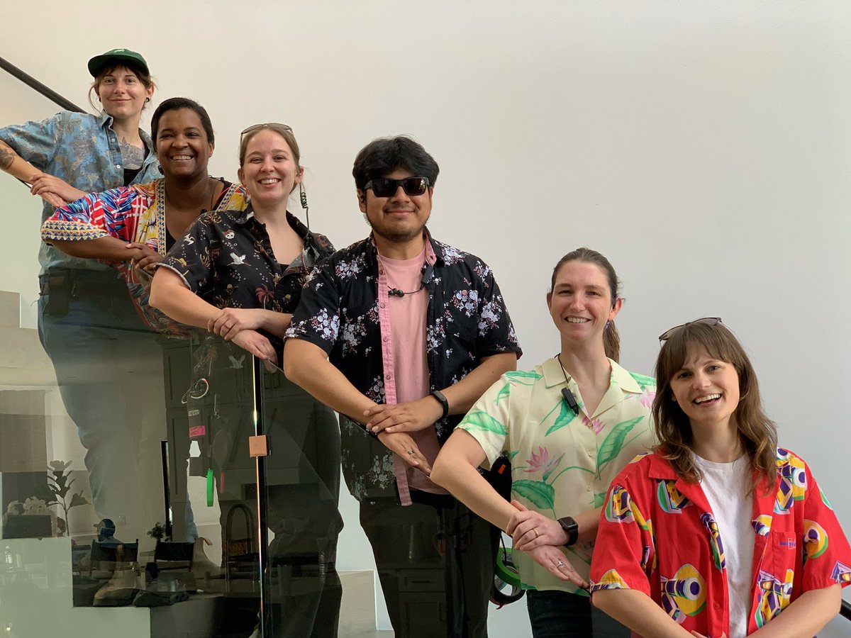 Been traveling all over with this camera crew making a movie!