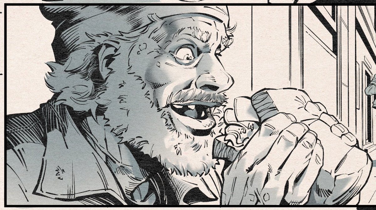 Josanart's tweet image. From pencils to inks #makecomics #comics