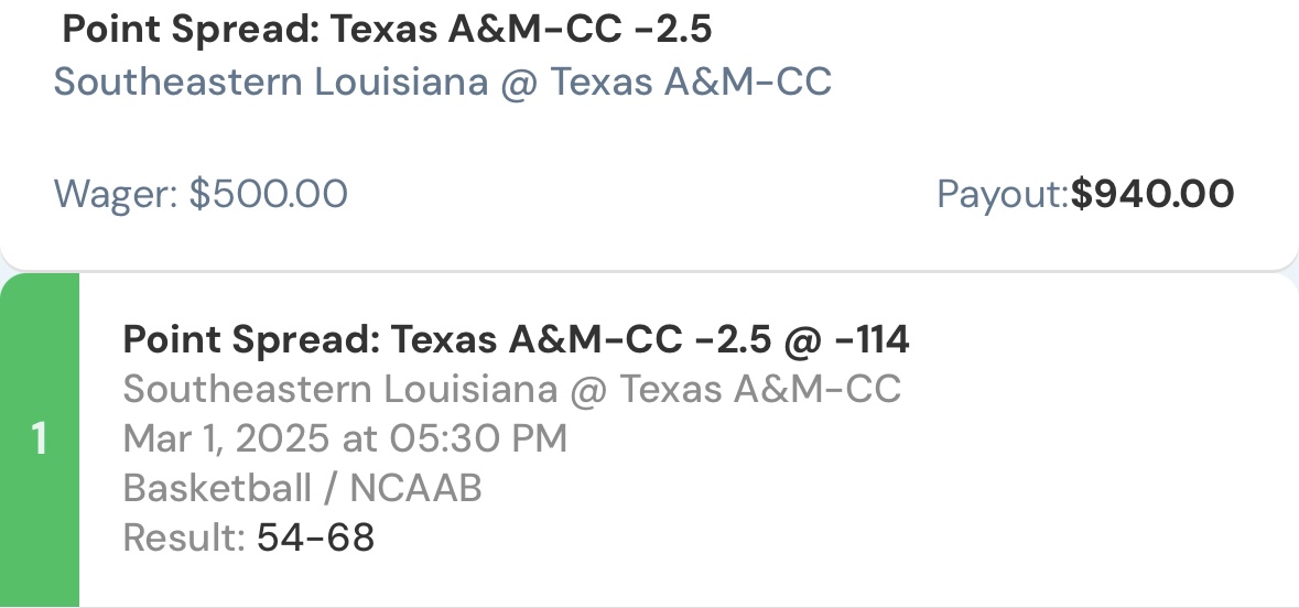 Great start to the new month in the VIP discord.

Winning over 75% ATS on the week💰

Join here: whop.com/luckylounge