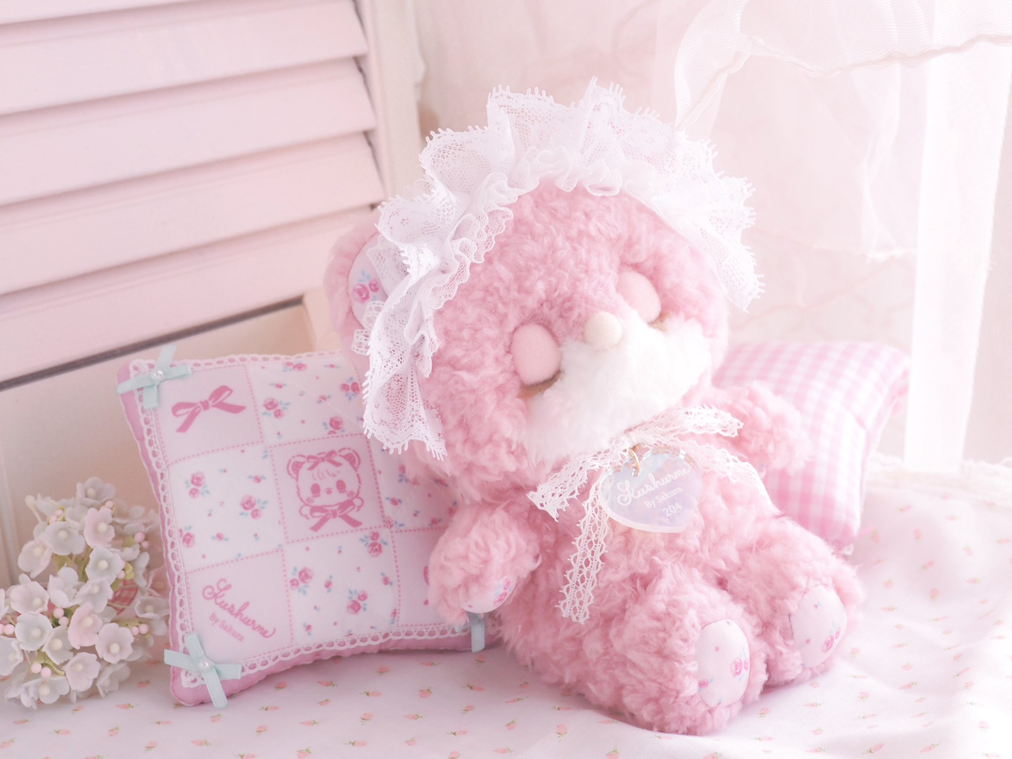 Kushurme Sakura くま ぬいぐるみ