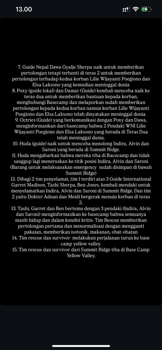 <a href="/salpriadi_/">SAL PRIADI</a> <a href="/FiersaBesari/">Fiersa Besari</a> kurang lebihnya dari penjelasan Indira begini soal kejadian tersebut.
Rest in Peace Mamak Pendaki dan Teh Elsa 🥀