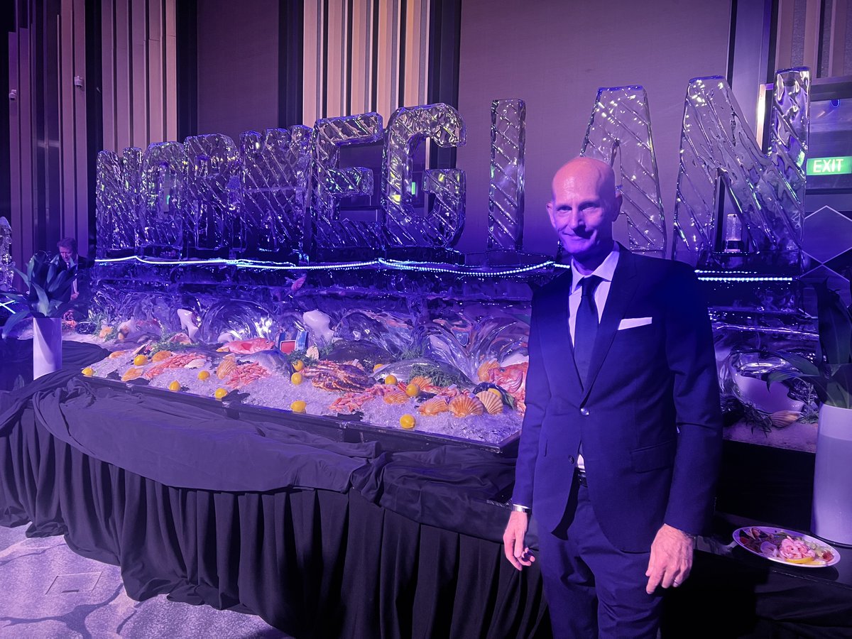 Leonard Opitz Stornes (@leonardstornes) on Twitter photo On Friday we hosted the annual Norwegian Seafood Dinner in Singapore. Organised in collaboration with the <a href="/NorwayAmbSG/">Leif Trana</a> and Innovation Norway. The NBAS Award🏆was given to #JacquelinePoh and <a href="/singapore_edb/">Singapore EDB</a> 🇸🇬
#Seafood #NBAS #Norway #Singapore On Friday we hosted the annual Norwegian Seafood Dinner in Singapore. Organised in collaboration with the <a href="/NorwayAmbSG/">Leif Trana</a> and Innovation Norway. The NBAS Award🏆was given to #JacquelinePoh and <a href="/singapore_edb/">Singapore EDB</a> 🇸🇬
#Seafood #NBAS #Norway #Singapore