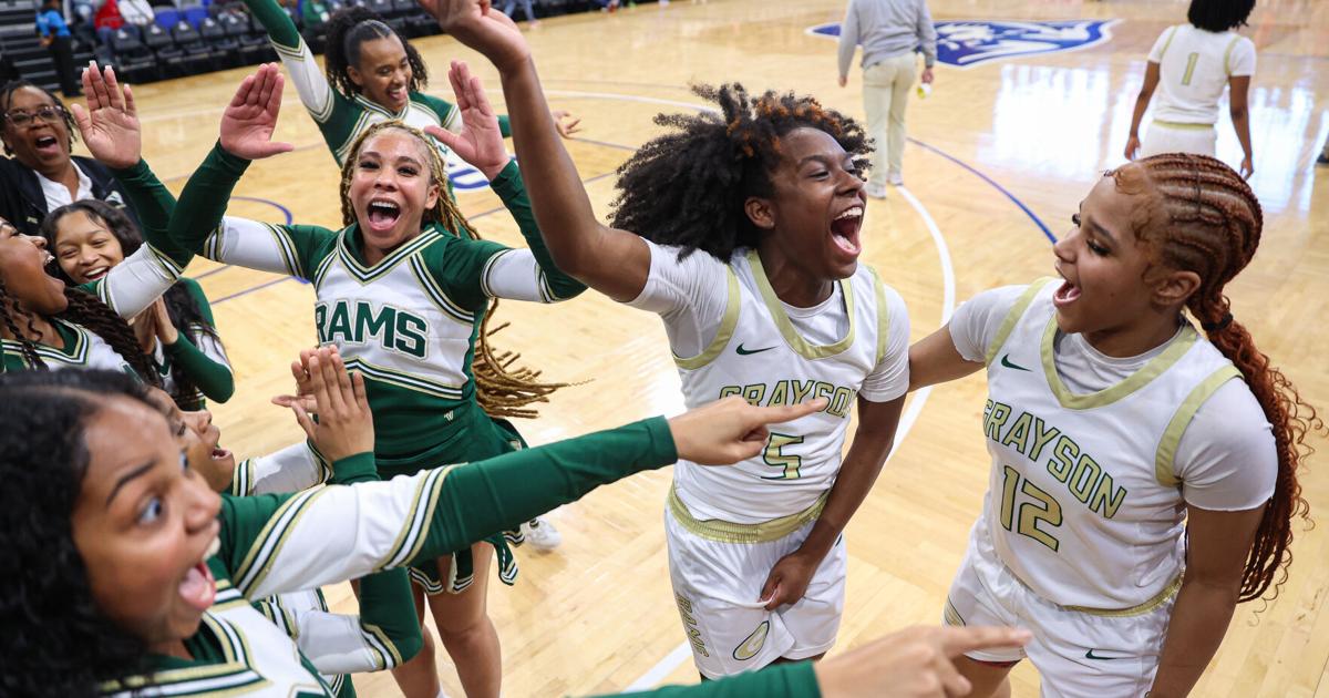 Grayson Girls Basketball Back in State Championship Game @ghsladyrams <a href="/slater_coach/">Tim Slater</a> @graysonhssports bit.ly/4i3ne4i