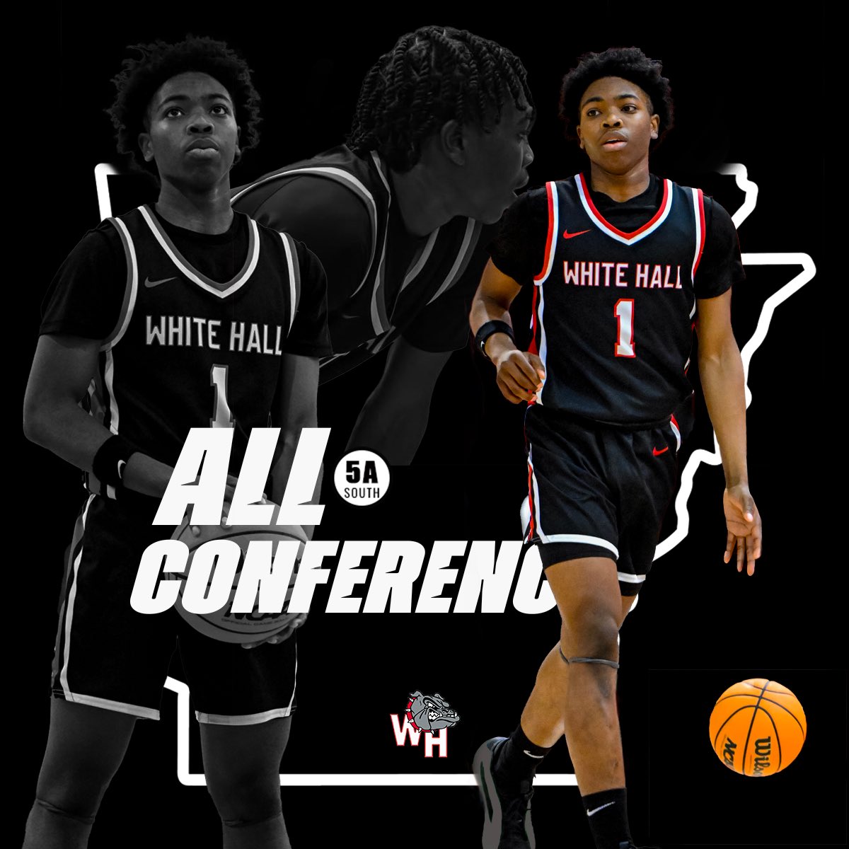 Congrats <a href="/Jr_pg_1/">Brian Cal Jr</a> 5A South All Conference! The Freshman averaged 15.4 ppg.