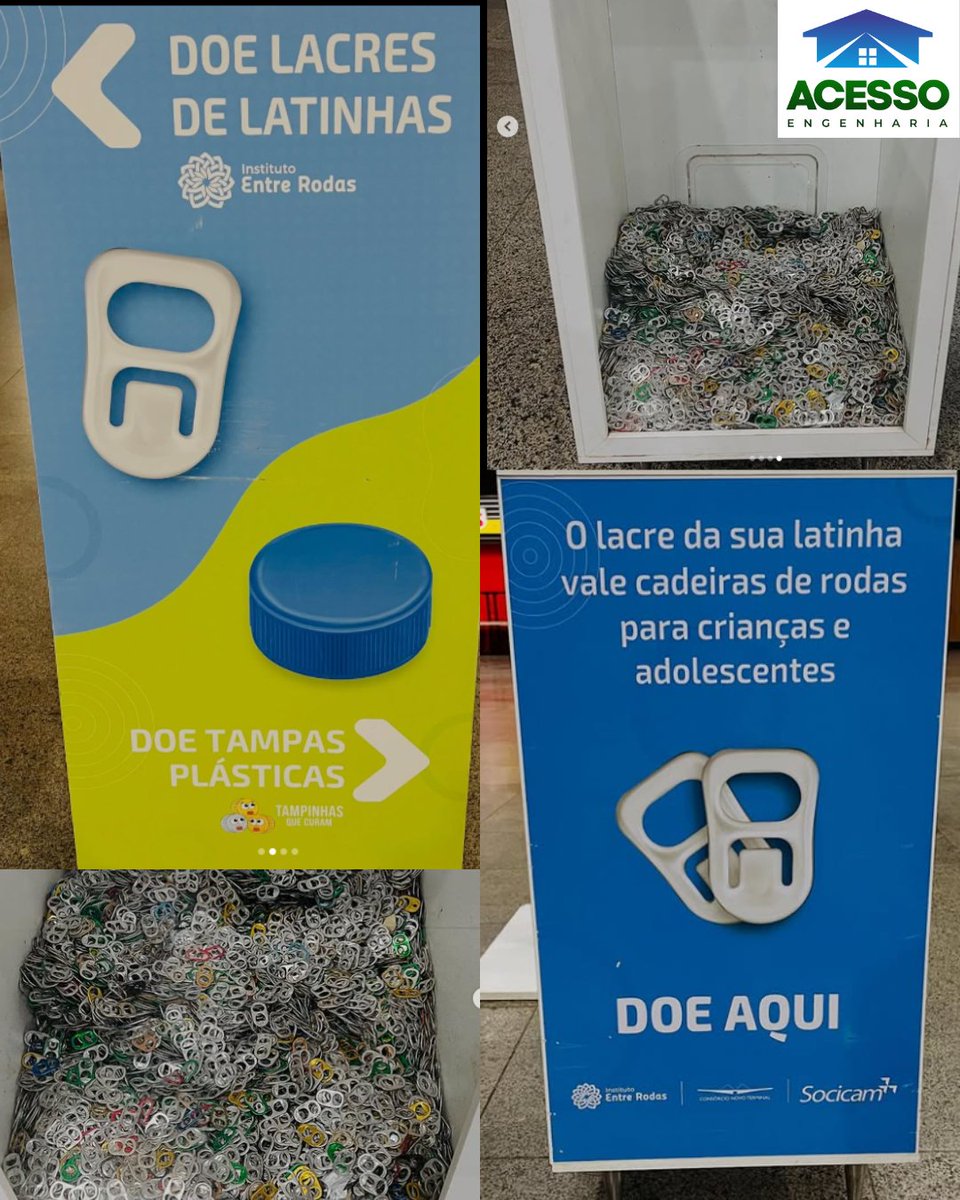 acessoengltda's tweet photo. Aqui na Rodoviária Interestadual de Brasília-DF tem arrecadação de doações de lacres de latinhas e de tampinhas de plásticos para a aquisição de cadeiras de rodas. ♿️ Fique ligado! 💡🥫
@ientrerodas https://t.co/rvXyC8w2pS