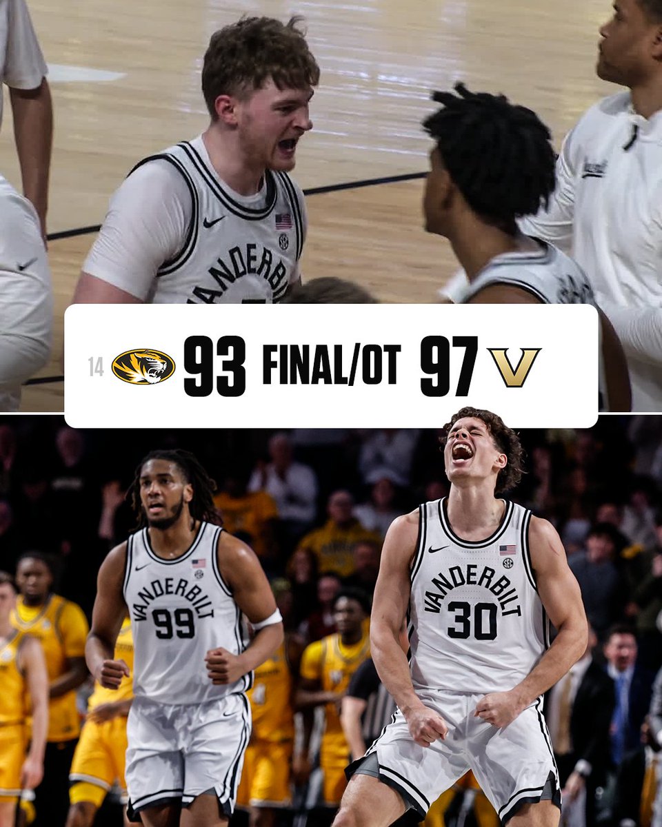 SEC Network (@secnetwork) on Twitter photo Never doubt Memorial Magic 😤⚓
️<a href="/VandyMBB/">Vanderbilt Men's Basketball</a> gets its fifth win vs. an AP-ranked team and No. 20 overall this season! Never doubt Memorial Magic 😤⚓
️<a href="/VandyMBB/">Vanderbilt Men's Basketball</a> gets its fifth win vs. an AP-ranked team and No. 20 overall this season!