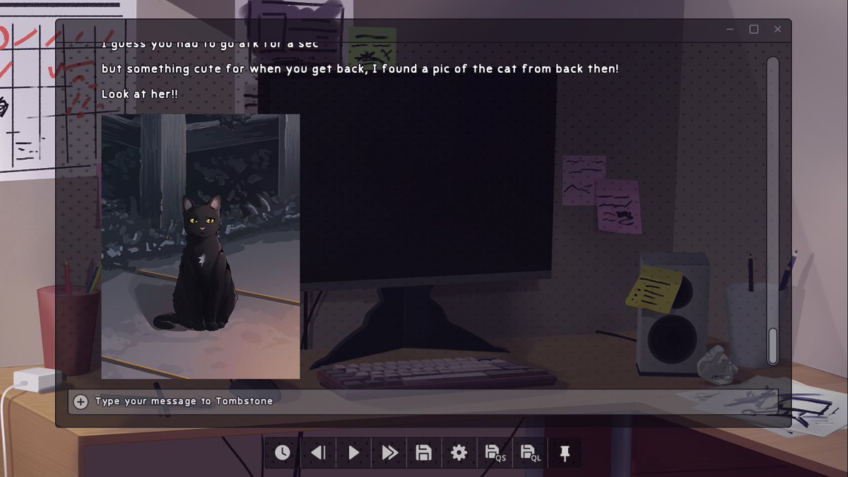 DeviNeoma_'s tweet photo. Thank you all for joining me on this amazing story even if we haven't fully finished it just yet💜

I smiled so much, cried a little, yapped a lot, laughed, and most of all, saw a cute relationship blossom with the help of cat🐈‍⬛✨ Soon we will finish the demo..next time! https://t.co/kG5rNYLujn