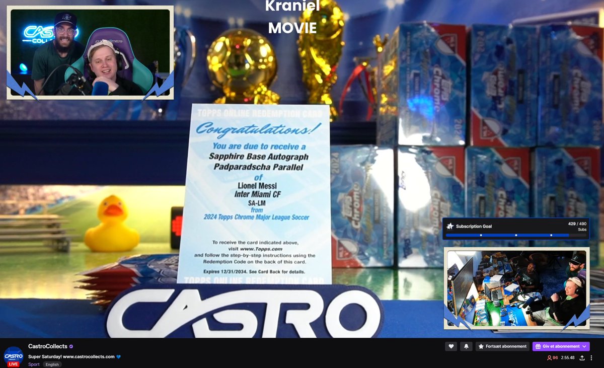 Kranzz π¦π± (@krasniqiyoung) on Twitter photo FINNAALLLLLY BBBBBBBY A MESSI 1/1 AUTO!!! <a href="/AgassiDaniel/">Daniel Agassi</a>
twitch.tv/castrocollects WHAT A HIT FINNAALLLLLY BBBBBBBY A MESSI 1/1 AUTO!!! <a href="/AgassiDaniel/">Daniel Agassi</a>
twitch.tv/castrocollects WHAT A HIT