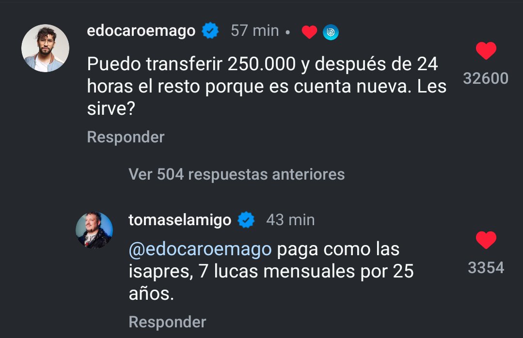 El comentario del Edo es genial pero el de Tomás es oro puro JAJSJASJA