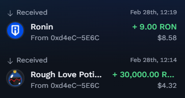 I just put my ron on <a href="/investingsadhu/">codeit | Zentry Tier X</a>  validator few weeks ago, and he did an airdrop to all of his holders of the profits, this guy is the REAL  DEAL.

He will continue to elevate this space LFG!!!