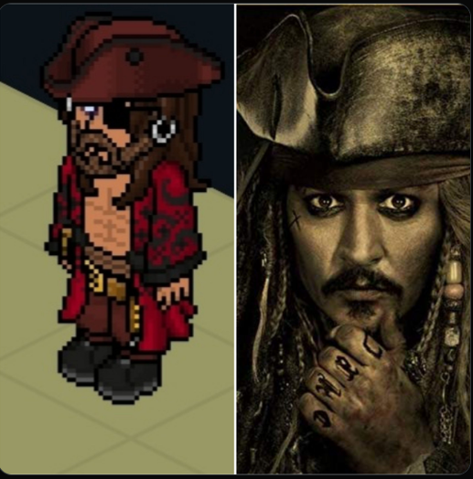 🎉🎊Fantasia de Carnaval 🎉🎊 📷VISUAL DISNEY 📷

Personagem: Jack Sparrow

Conceito do Jack Sparrow : Feche os olhos e finja que é só um sonho ruim, é assim que eu faço. 🦜

<a href="/habbodaaline/">@HabboDaAline</a>  <a href="/FsLightHabbo/">LightHabbo</a>  #CarnavalNaLight