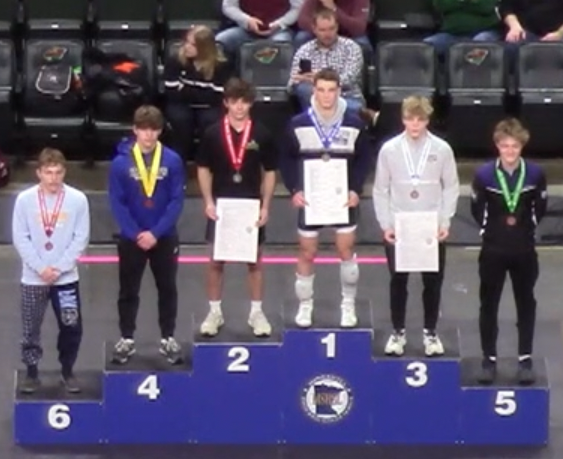 BradyHiatt7's tweet photo. Team 3rd Place finish!
2 Champs in one year!!
A 2x State Champ!
5 State Placers!
History made for @WrestlingBecker
So excited for Coach Holt and the staff and for all the Dogs!!
#ProudAlum #LETSGODOGS https://t.co/WcnUY0WPR7