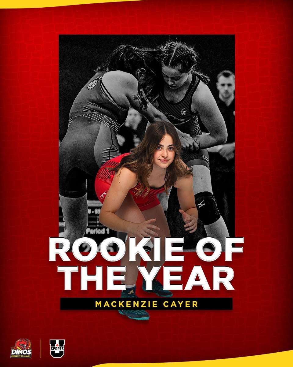 🦖🤼‍♀️🍁
 
First year and already at the top!

A national gold medallist at 65kg, Mackenzie Cayer has been named the <a href="/USPORTSca/">U SPORTS</a> Rookie of the Year!
 
#GoDinos