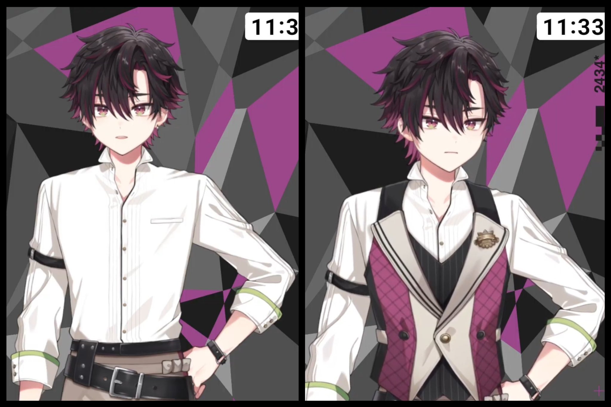 酒寄颯馬 新衣装 ウィッグ コスプレウィッグ バーチャルYouTuber VTuber 酒寄颯馬