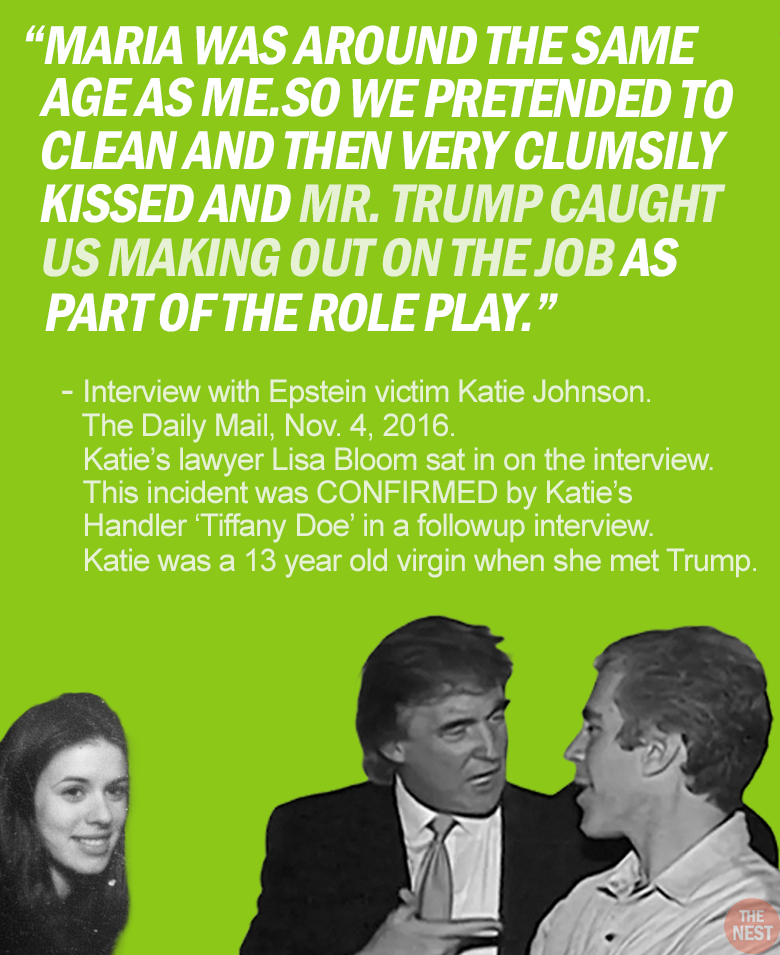 RapinDonaldHQ's tweet image. Here are excerpts from Epstein victim Katie Johnson's interview with the DAILY MAIL (PART TWO)
Everything Katie told the Daily Mail was confirmed in her sworn affidavit.
She also had a witness who swore to the FOUR rapes and who the Daily Mail contacted to verify.
None of…