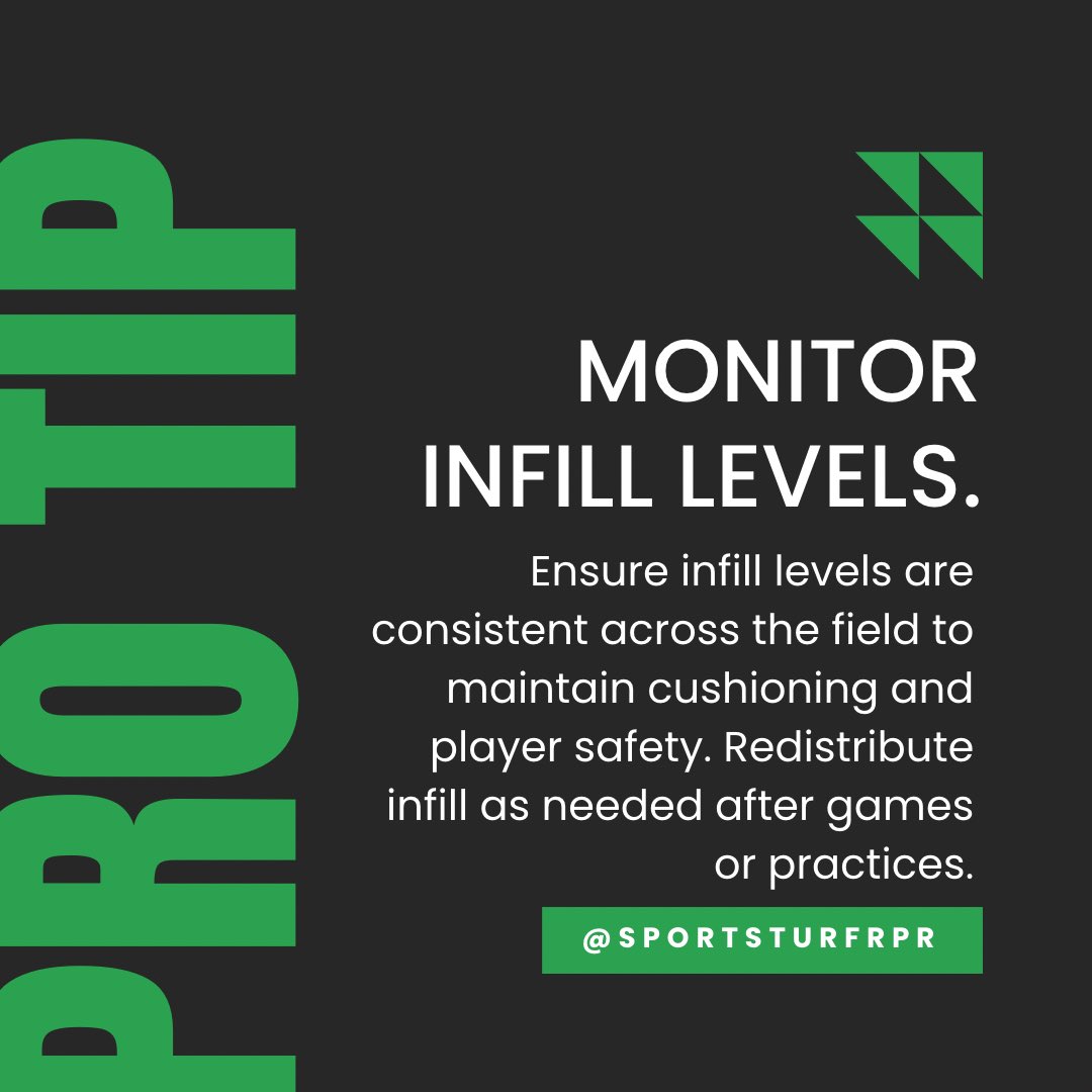 Keeping the game safe and smooth! ⚾️ Monitoring infill levels ensures top performance, safety, and durability for every play. #SportsTurfRepair #FieldMaintenance #PlayWithConfidence