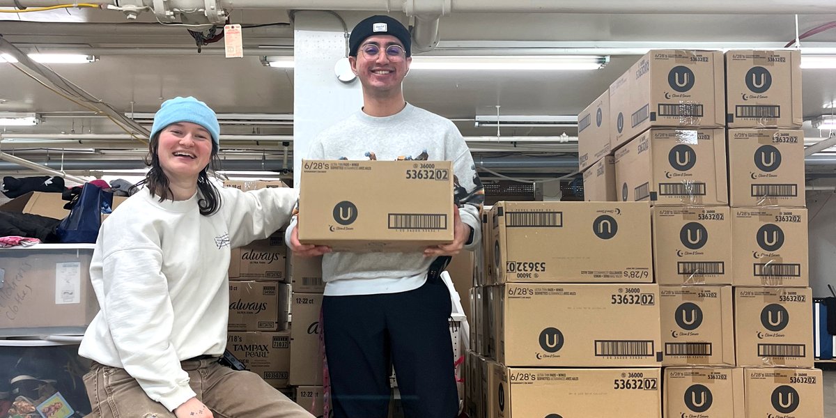 Greater Vancouver Food Bank’s generous donation of two pallets of menstrual products will make a real difference for residents at our shelters and housing who are in need.
 
Period poverty is real.